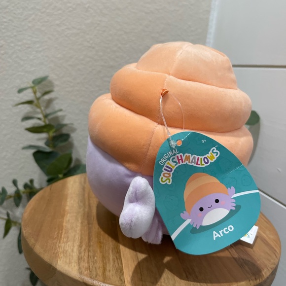 NWT squishmallows “Arco” hermit crab 7” squish - Picture 4 of 4